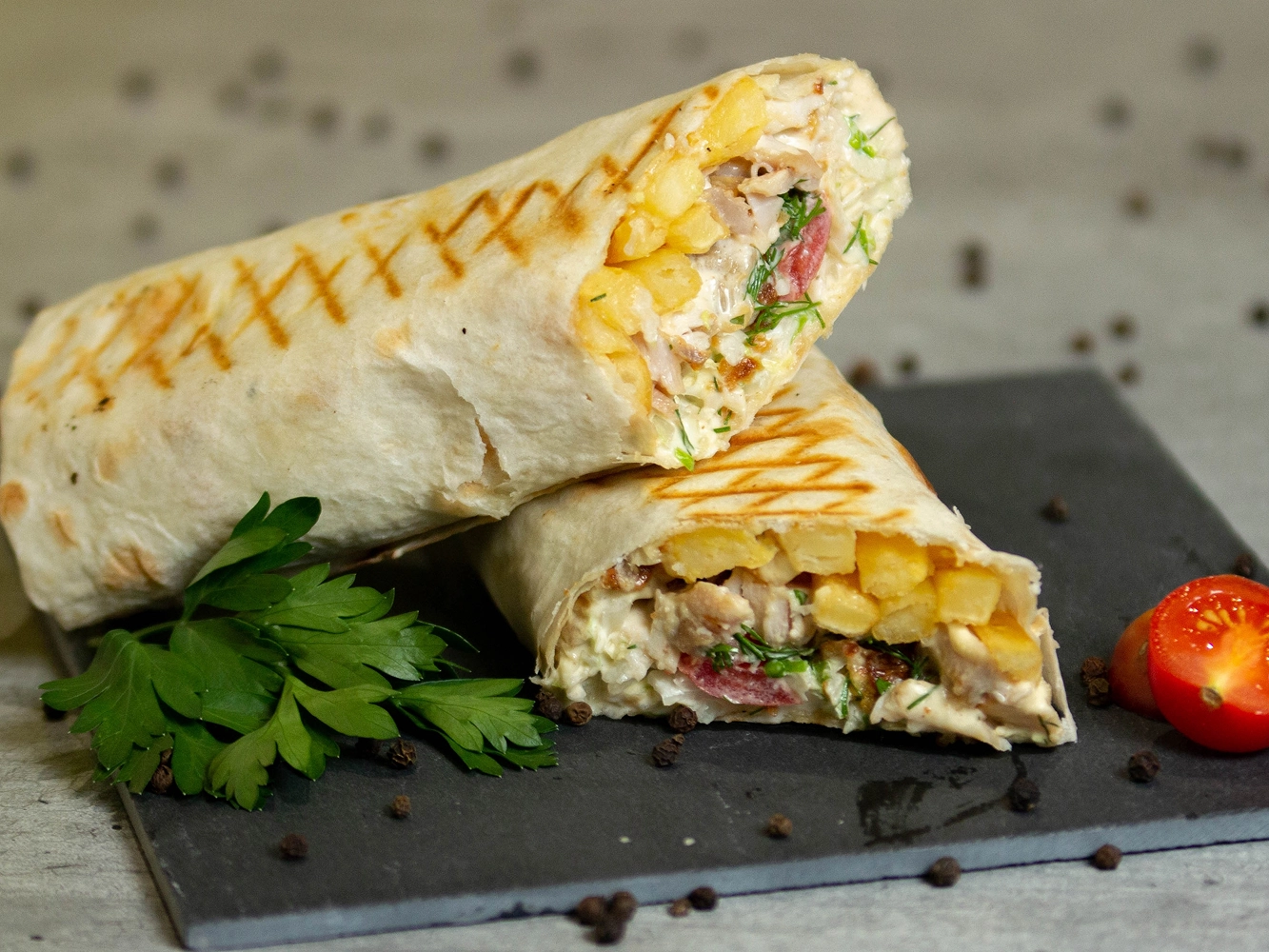 Шаурма С картошкой фри